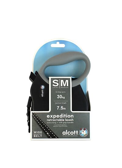 Alcott Expedition Οδηγός Αυξομειώμενος Small Medium Up To 30kg Max Length 5m Μάυρο