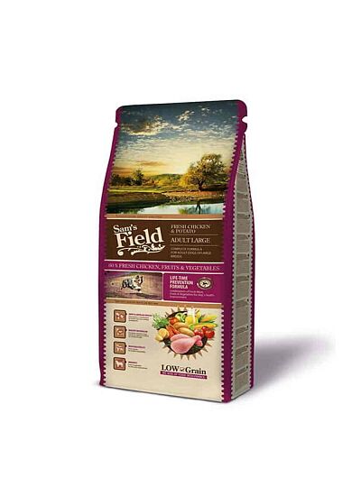 Sam's Field Low Grain Adult Large Fresh Chicken & Potato 2.5Kg