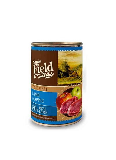 Sam's Field Κονσέρβα Σκύλου Adult Lamb & Apple 400gr