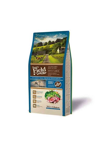 Sam's Field Gluten Free Adult Large Beef & Veal 13Kg