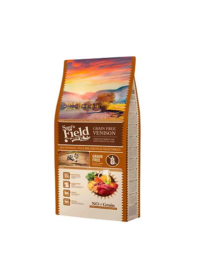 Sam's Field Grain Free Venison 2.5Kg